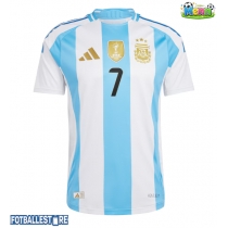 Argentina Rodrigo De Paul #7 Hjemmedrakt Copa America 2024 Kortermet